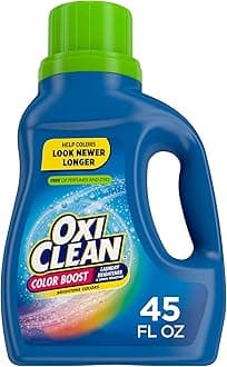 OxiCleanColor Boost Laundry Brightener and Stain Remover Liquid Free, 45 fl oz