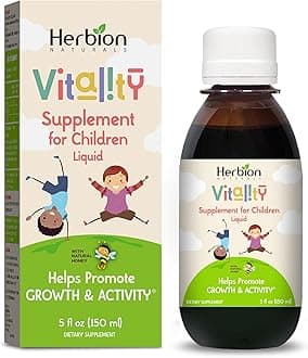 Vitality Supplement for Children - Promotes Growth and Appetite, Improves Mental Performance - Kids 1 Year and Above - 150ml