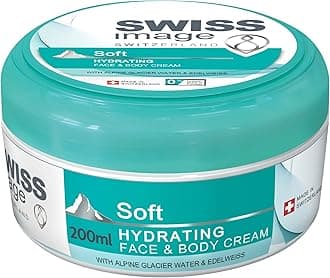 Swiss Image Soft Hydrating Face & Body Cream 200 ml | Light Moisturizing Non-greasy cream |Hydrating Face and Body Cream For Daily Use
