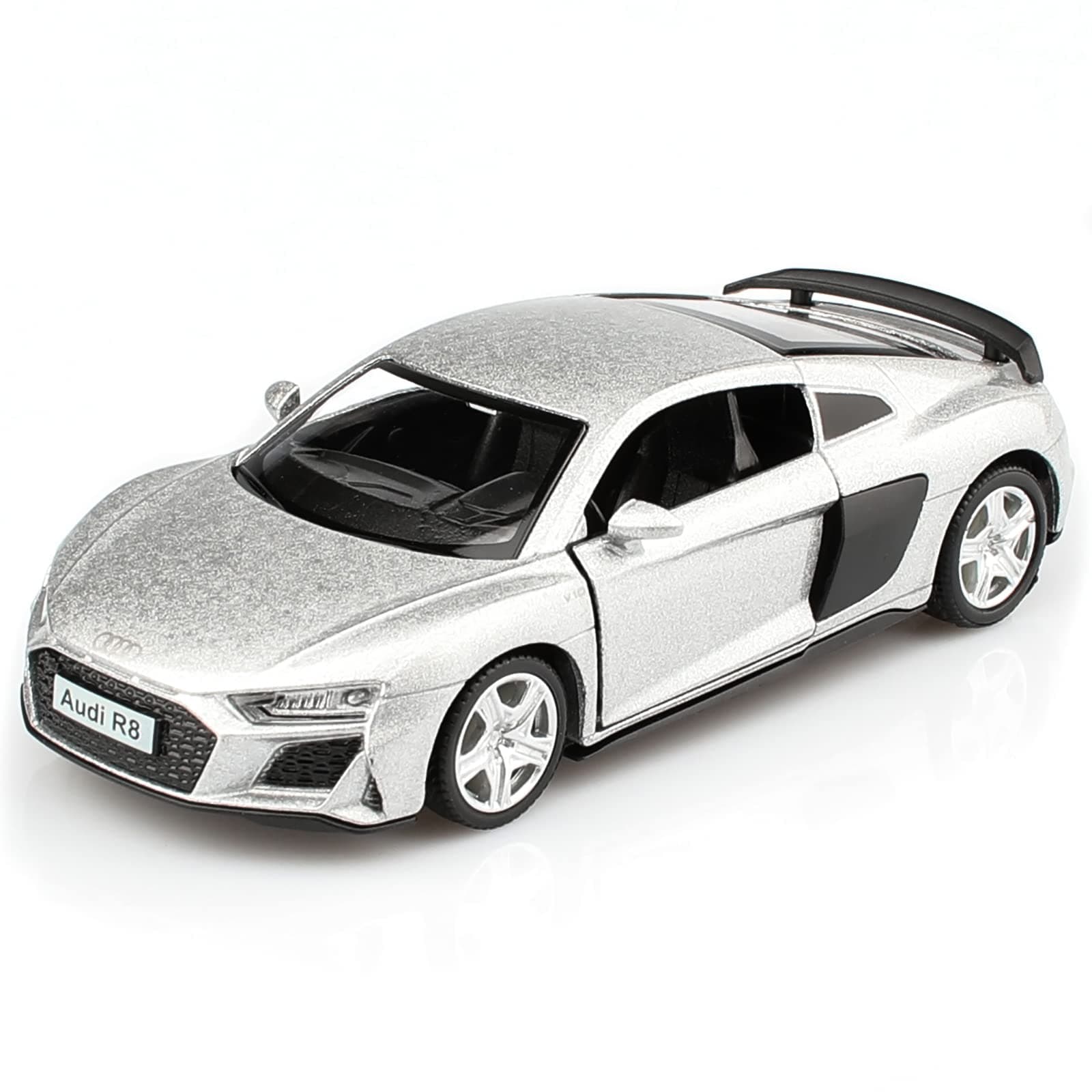 1/36 Scale Audi R8 Diecast Model Cars,Pull Back Vehicles Toy Cars,Cars Gifts for Boys Girls