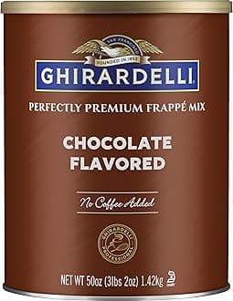 Ghirardelli Double Chocolate Frappe, 50oz Can