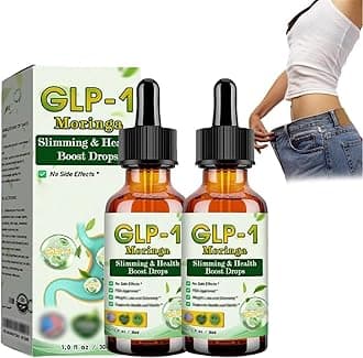 HHVB GLP-1 Health Boost Drops,HHVB GLP-1 Moringa & Health Boost Drops,HHVB Organic Moringa GLP-1,GLP-1 Supplement Drop for Women and Men,Firming Skin and Body Shaping Care (2)
