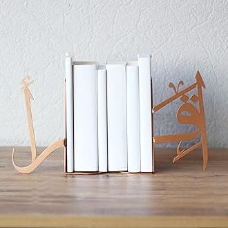 Handmadeworksshop | IQRA Arabic Metal Bookend | Islamic Decor for Table or Shelves | Ramadan & Eid Decorations | Copper