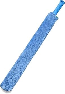 E-Cloth Cleaning & Dusting Microfibre Wand, Great for Cleaning and Dusting Surfaces, Washable and Reusable, 100 Wash Promise, Blue, 1 Pack