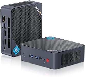 Mini PC B100, Intel 12th Alder Lake N100 Windows 11 Pro Mini Computers,16GB DDR4 NVMe 512GB SSD, Dual HDMI, 4*USB3.2 Gen 2 Ports, 2.5G LAN, Wi-Fi, Triple Display