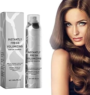Halo-vida Instantly Fresh Volumizing Dry Shampoo,Invisible Dry Shampoo,Natural Dry Sham-poo Volumizing Spray,Travel Dry Shampoos,Non-Greasy, Natural,Refreshing (1PCS)