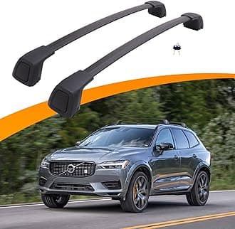 Snailfly Upgraded Cross Bars Fit for Volvo XC60 2018-2026 Lockable Roof Rack Crossbars Cargo Accessories