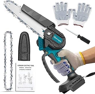 Mini Chainsaw 6 Inch for Makita 18V LXT (No Battery), Portable Electric Chain Saw Tool Cordless for Makita BL1850, Small Handheld Chainsaw for Pruning Shear Branch Wood Cutting Tree Trimming