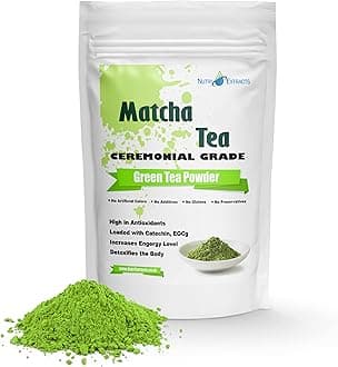 NutriExtracts Matcha Green Tea Powder Our Original Ceremonial Grade - 200g (200 Servings) Perfect for Matcha Latte, Natural Detox, Energy-Boosting, Smoothies, Vegan