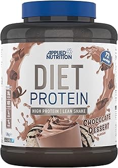 Diet Whey - High Protein Powder Supplement, Low Carb & Sugar, for Weight Management with CLA, L Carnitine, Green Tea (1.8kg - 72 Servings) (Chocolate)