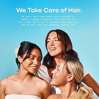 Gimme Beauty Medium Hold Hair Bands - Seamless Nylon & Spandex Ties for All Hair Types - Damage-Free, Comfort Fit Ponytail Holders - No-Crease Elastic Bands for Daily Use - Blondie, 9 Pack