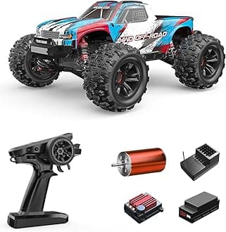 - MJX 16208 1/16 RTR Brushless RC Cars, Top Speed 42mph 4x4 Hobby Electric Off Road Jump Remote Control Truck, Adult RC Monster All Terrain Remote Control Cars