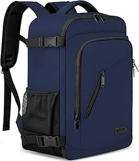 for Ryanair Cabin Bags 40x20x25 Underseat Carry-ons Bag 20L Small Hand Luggage Rucksack Cabin Size for Airplanes Flight Bag Travel Backpack Fit 14 Inch Laptop with USB Charging Port-Blue