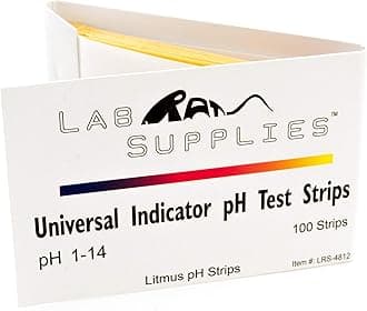 Litmus pH Test Strips, Universal Application (pH 1-14), 20 Packs of 100 Strips