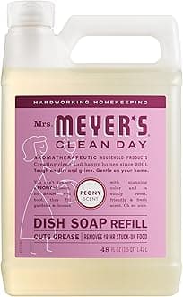 Liquid Dish Soap Refill, Cruelty Free Formula, Peony Scent, 1420ml