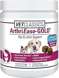 Vet Classics ArthriEase GOLD Dog & Cat Hip & Joint Support 120 Soft Chews