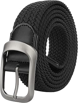 Plus Size 43'' to 75'' Mens Elastic Stretch Belts Big and Tall Belt
