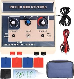 Physiotrack IFT Machine Mini IFT Advance Machine Interferential Therapy Unit with One Year Warranty