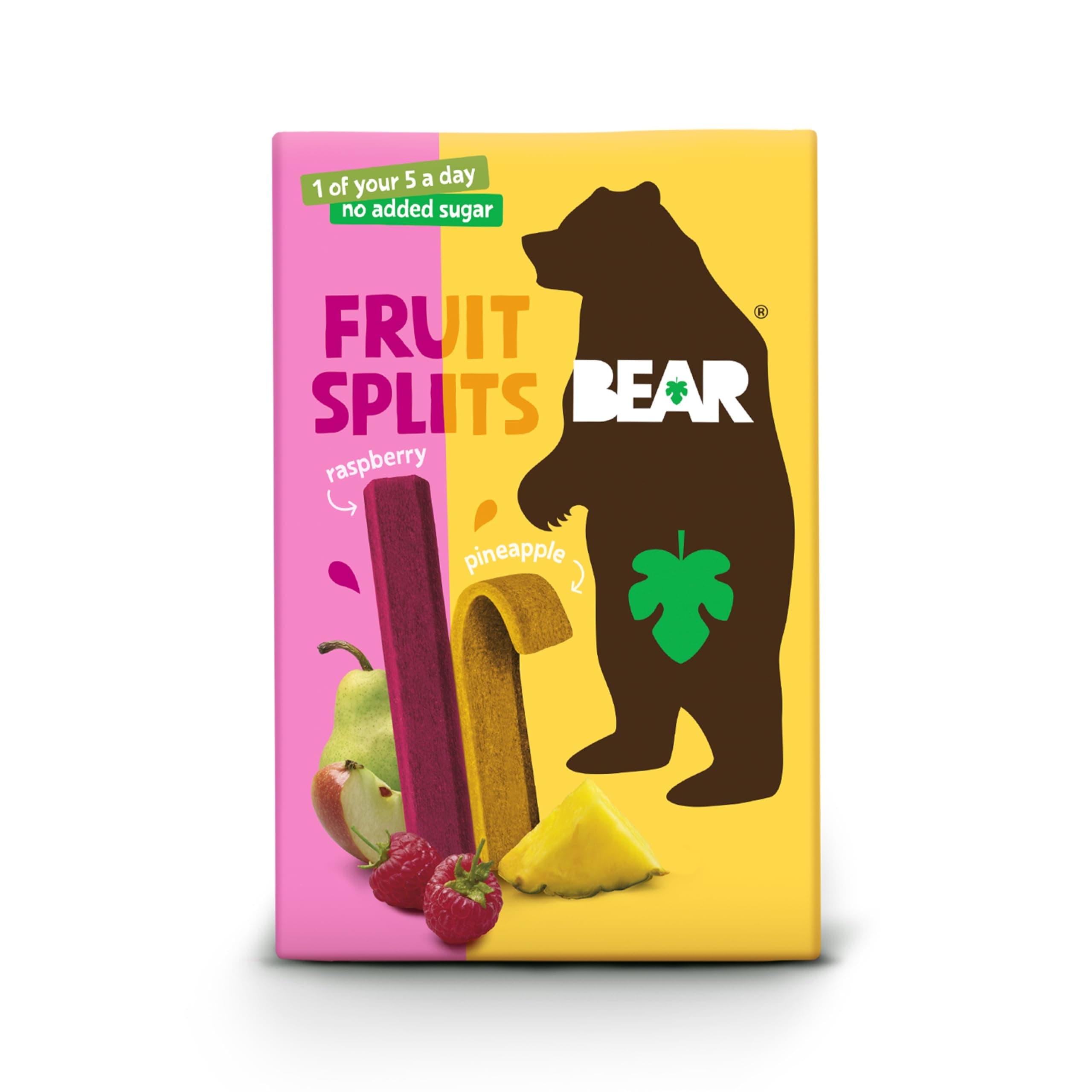 BEAR Splits Raspberry & Pineapple 5x20g