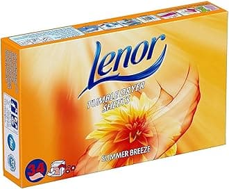 Lenor Summer Breeze Tumble Dryer Sheets, Pack of 34