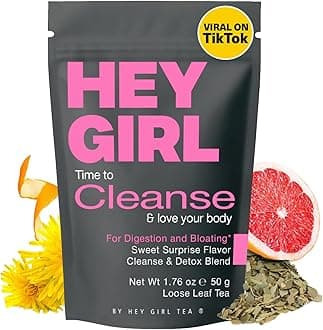 Detox for Bloated Belly & Digestion | Loose Leaf Herbal | Body and Colon Cleanse with Milk Thistle, Burdock Root, Senna Leaf | Digestive & Flat Tummy | Natural Laxative