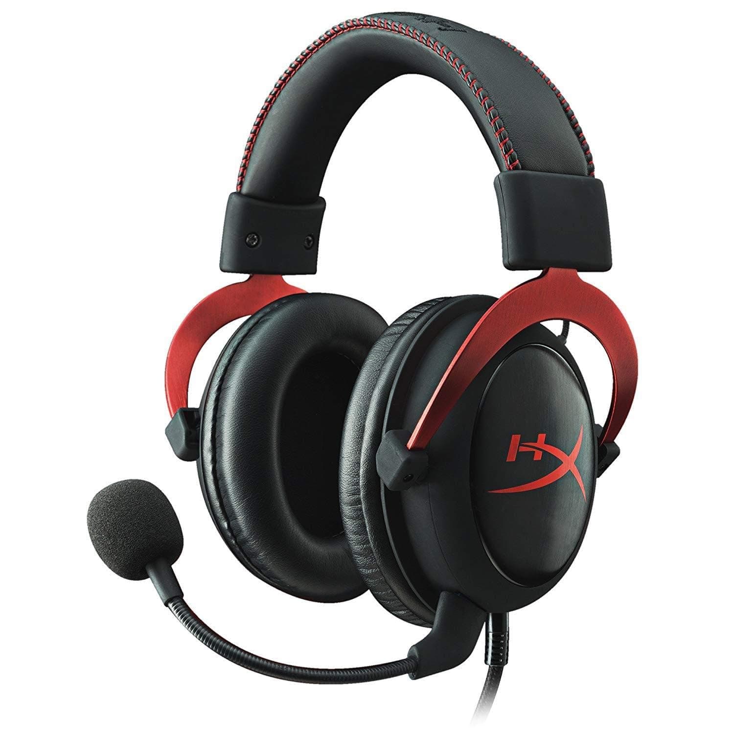HyperX Cloud II Gaming Headset - 7.1 Surround Sound - Memory Foam Ear Pads - Durable Aluminum Frame, Wired
