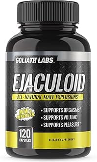 Goliath Labs Men's Energy Booster Capsules [120 Capsules/Bottle] Natural Stamina Booster Pills for Men More Volume - Multivitamin Enriched Performance Boosting Health Supplements