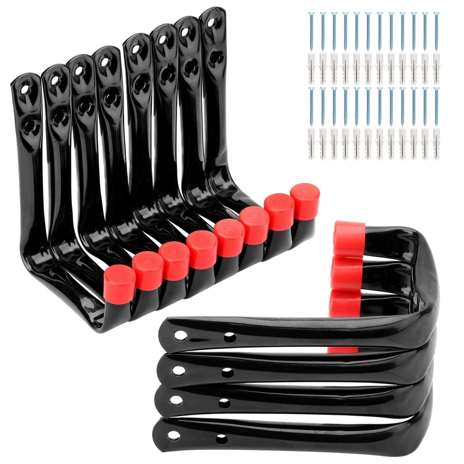 9cm Garage Hooks, Pack of 12