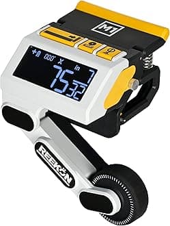 M1 Caliber Measuring Tool for Miter Saws – Eliminates Need to Measure & Mark Materials, Reduces Cut Time and Increases Safety, Measures Flat & Round Materials