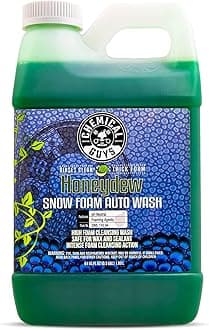 Car Wash Soap for Foam Cannon or Bucket, Honeydew Snow Foam Car Wash Soap for Trucks, Motorcycles, RVs & More, Super Suds, Honeydew Scent - 64 oz (Half Gallon)