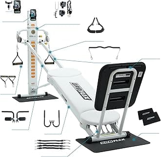 GR8FLEX Performance Gym for Total Over 100 Exercises, Multi-Functional Workout Machine, High Performance Strength Training, Cardio, and Full Body Fitness Equipment for Home Use