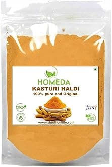 Kasturi Haldi Powder for Face Beauty (1 Kg / 1000 grams), Wild Turmeric Powder for Skin Whitening, Kasturi Manjal, Amba Haldi, Kasthuri Turmeric, Kachora, Pasupu