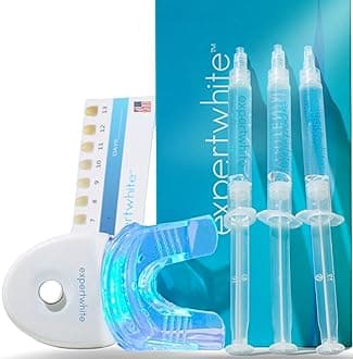 The Ultimate Teeth Whitening Kit (3 Gels of Highest 44% Expertwhite Teeth Whitening Gel Whitening Tray After Whitening Gel & Tooth Whitening Results Accelerator Light). 15 Minutes to Whiter Teeth.