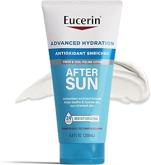 Advanced Hydration After Sun Lotion for Face and Body, Enriched with Antioxidants, 24-Hour Hydration for Dry, Sun-Stressed Skin, 6.8 Fl Oz Tube