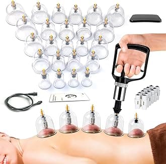 Cupping Set Massage Therapy Cups Cupping Kit for Body Cellulite 24 Suction Cups