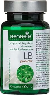 Probiotic Lactobacillus Supplement 30 Capsules with Lactobacillus Bulgaricus 250 mg Probiotic Digestive Immune Support Gut Health Probiotics for Digestive Health Anti Bloating