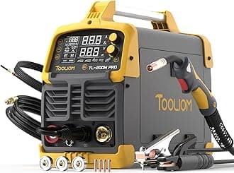 200A MIG Welder 5 in 1 MIG/Flux MIG/Spool Gun Mig/Lift TIG/Stick Welder 110/220V Dual Voltage Aluminum Welding Machine