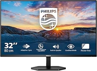 Philips 32E1N3100LA 32 Inch Full HD Monitor, Integrated Speaker, Tilt, 1920 x 1080, VGA, HDMI 1.4, Black