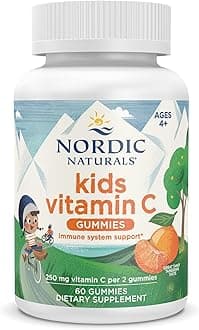 Nordic NaturalsKids Vitamin C Gummies, Tangy Tangerine - 60 Gummies