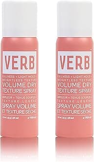 VERB Volume Dry Texture Spray- Boosts Volume, Adds Fullness & Weightless Grit - Sulfate, Paraben and Gluten Free