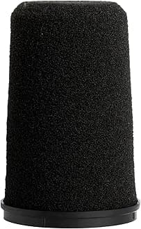 Shure SM7dB Replacement Windscreen – Foam Pop Filter for SM7dB Microphone Only, Not Compatible with SM7B, MV7, MV7+ or Other Microphones, Black