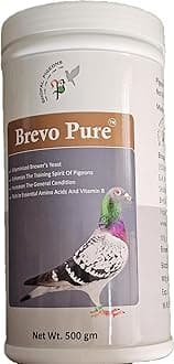 Brevo Pure Vitaminized Brewer's Yeast for Pigeons, 500 gm