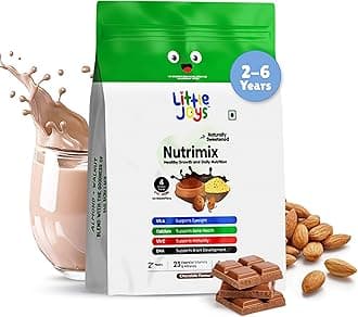 Nutrimix Nutrition Powder Refill Pouch 700g | 2-6 Years | No Refined Sugar | Supports Healthy Growth & Boosts Immunity | With Ragi, Bajra, Almonds & Oats | Chocolate Flavour