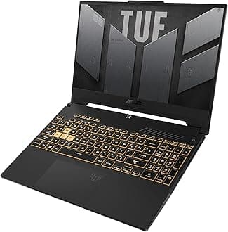 TUF Gaming F15 (2023) Gaming Laptop, 15.6” FHD 144Hz, 100% sRGB Display, GeForce RTX 4050, Intel Core i5-13500H, 16GB DDR4, 512GB PCIe SSD Gen 4, Wi-Fi 6, Windows 11, FX507VU-ES53