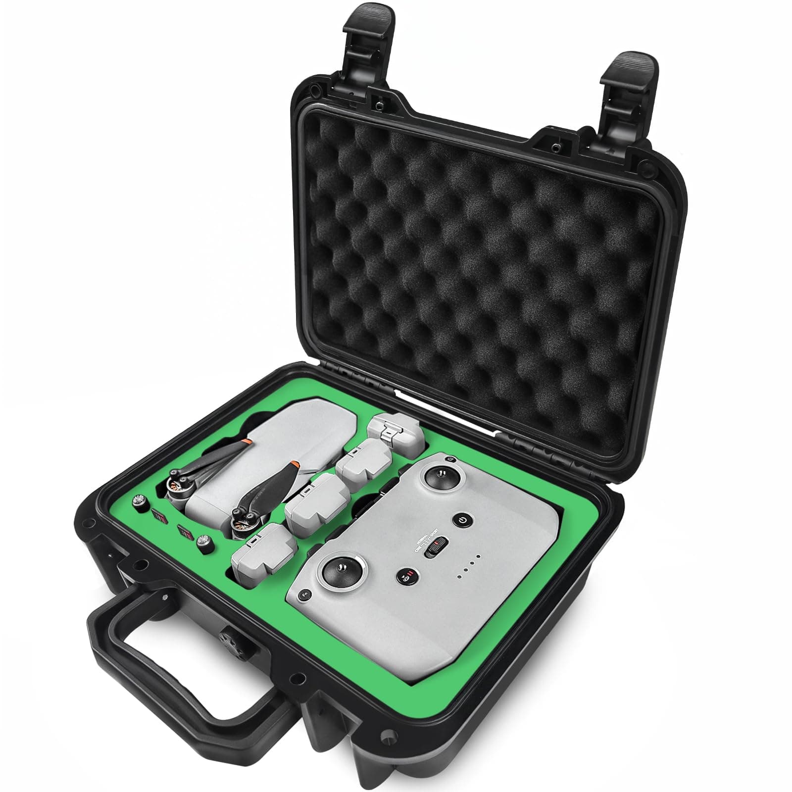 Lekufee Waterproof Hard Case for DJI Mini 4K/DJI Mini 2 SE/DJI Mini 2 Drone and Accessories(Case Only)