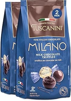 Fine Italian Milk Chocolate Truffles, Milano, 5.4oz (2 Pack) | Gourmet Italian | Premium Gift | Perfect for Holidays & Celebrations