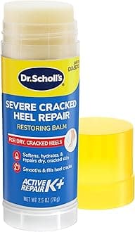 Severe Cracked Heel Repair Restoring Balm 2.5oz, with 25% Urea for Dry, Cracked Feet, Heals and Moisturizes for Healthy Feet