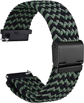 Braided Nylon Watch Straps with Adjustable Buckle, Woven Sport Loop for Men and Women, Band Width 16mm 18mm 19mm 20mm 21mm 22m 24mm