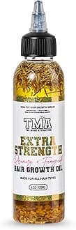 The Mane Attraction Extra Strength Rosemary + Fenugreek Herbal Hair Growth Oil | Infused With Castor Oil for ALL Hair Types