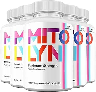 (5 Pack) Mitolyn Capsules, Advanced Formula Supplement, Mito Lyn Pills Official Maximum Strength Support